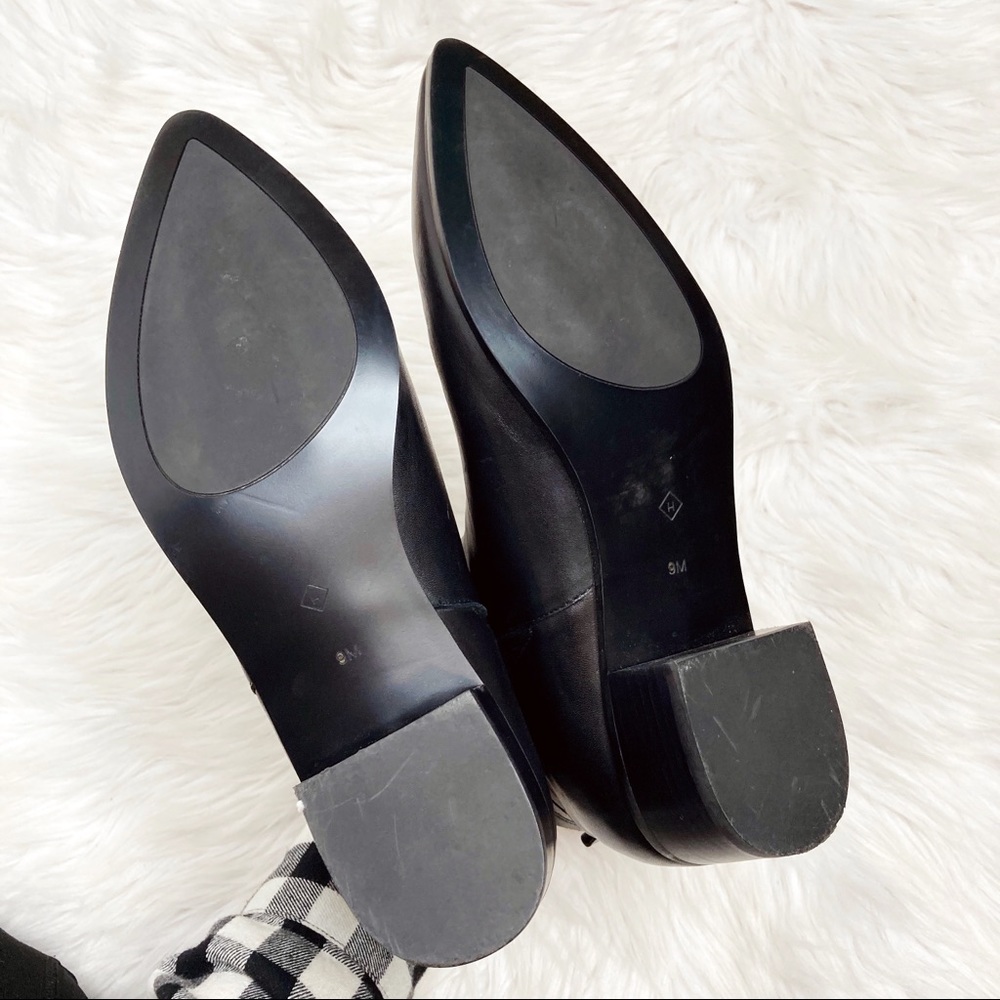 HALOGEN Skylar Leather Pointy Toe Chelsea Bootie - Picture 7 of 11